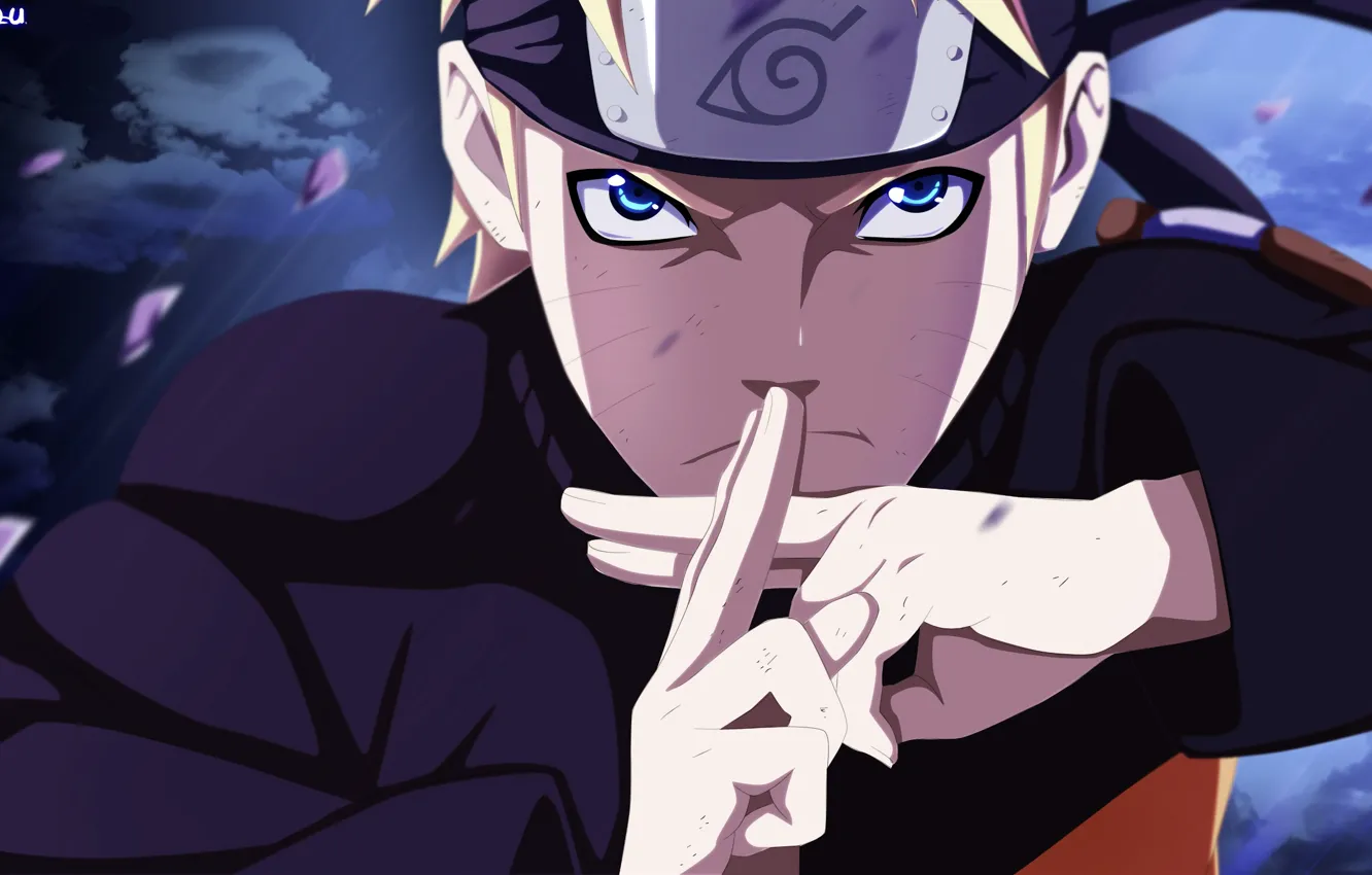 Photo wallpaper anime, art, guy, Naruto, Naruto, Naruto Uzumaki