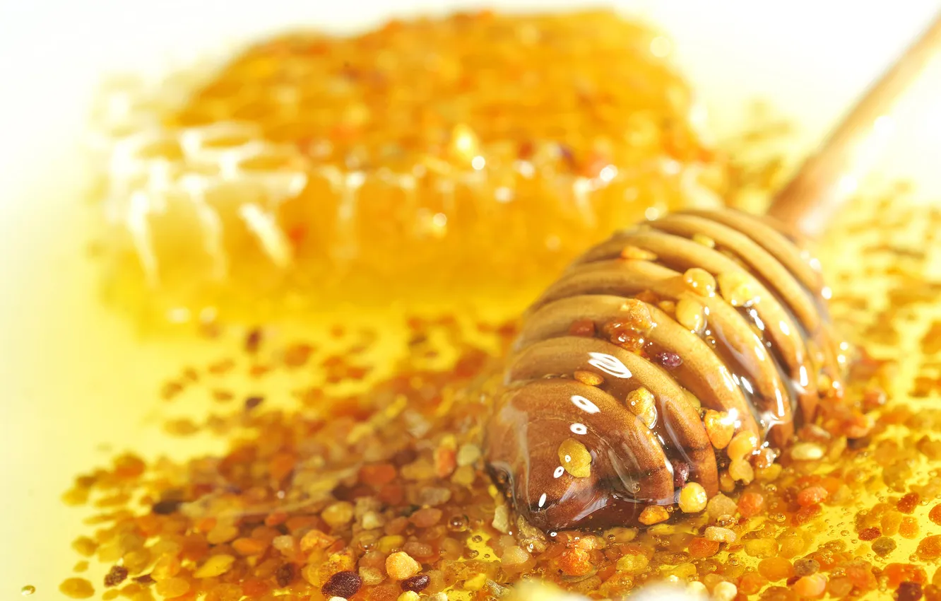 Photo wallpaper cell, honey, sweet