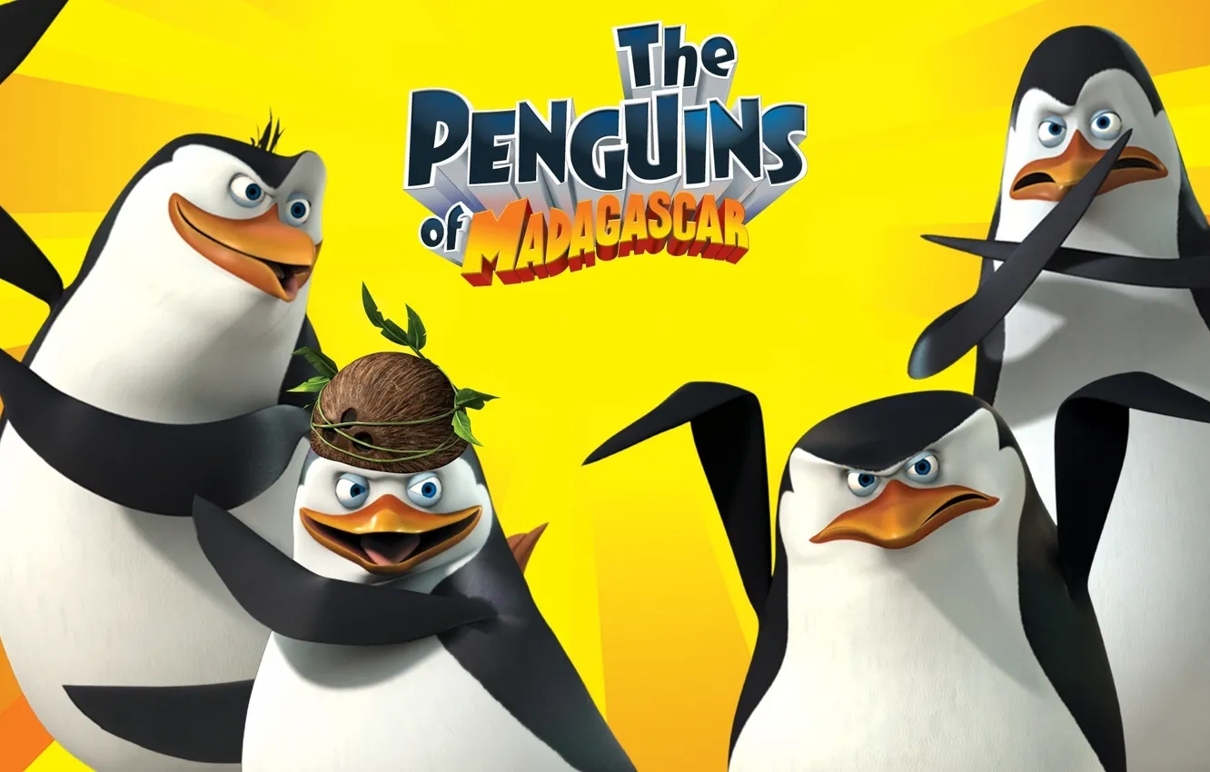 Photo wallpaper the game, the game, The Penguins of Madagascar, The penguins of Madagascar