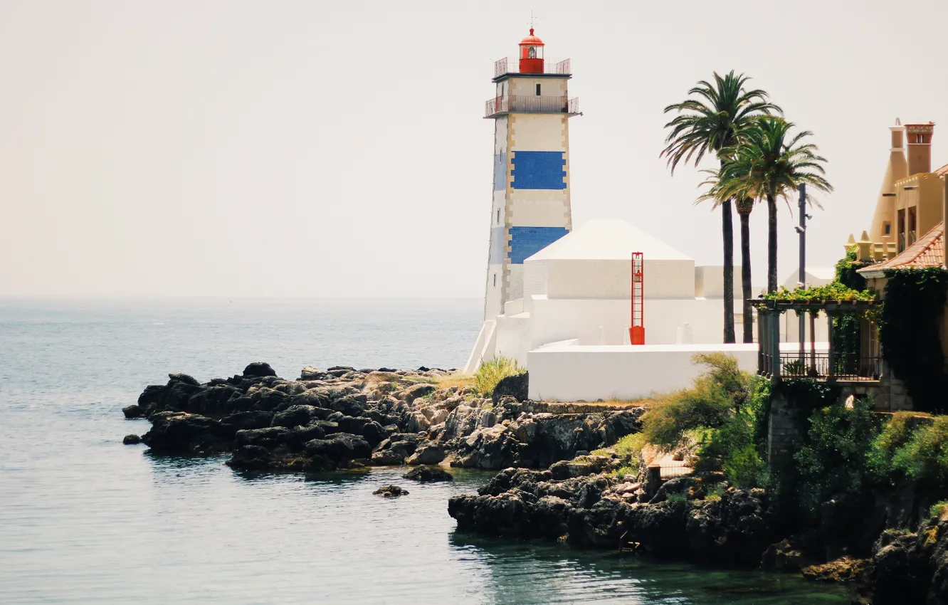 Photo wallpaper sea, ocean, lighthouse