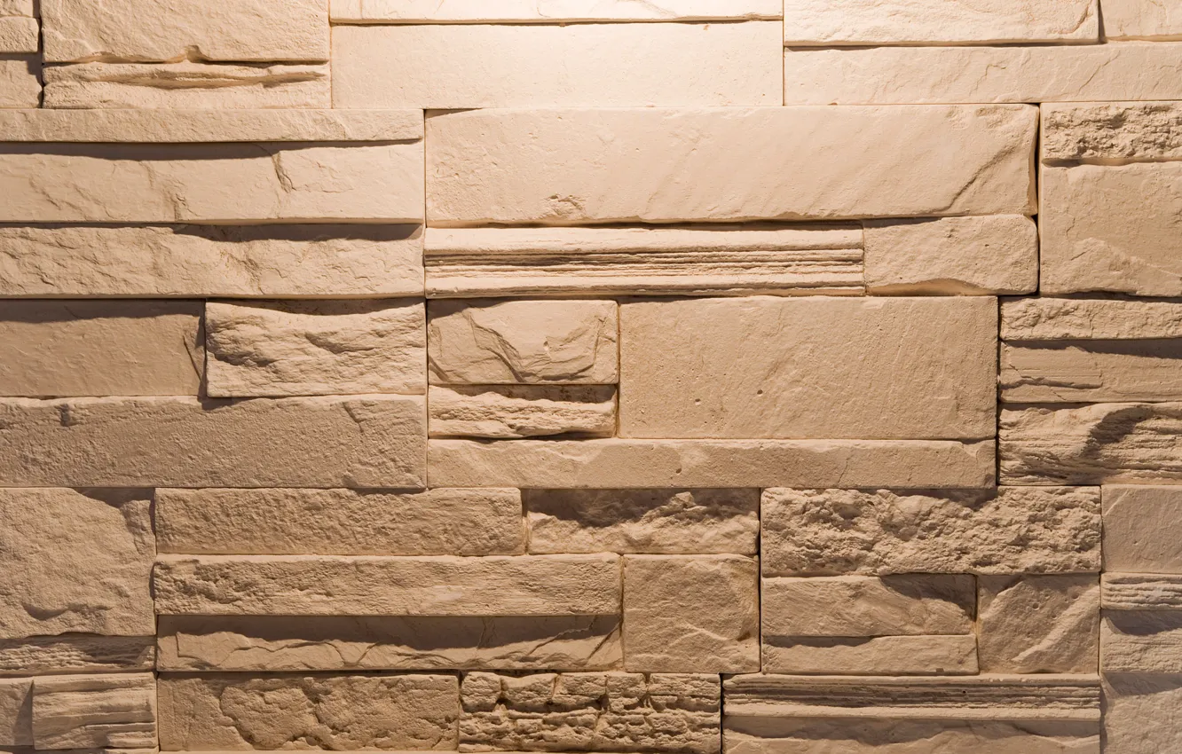 Photo wallpaper wall, stone, masonry, the volume, veneer