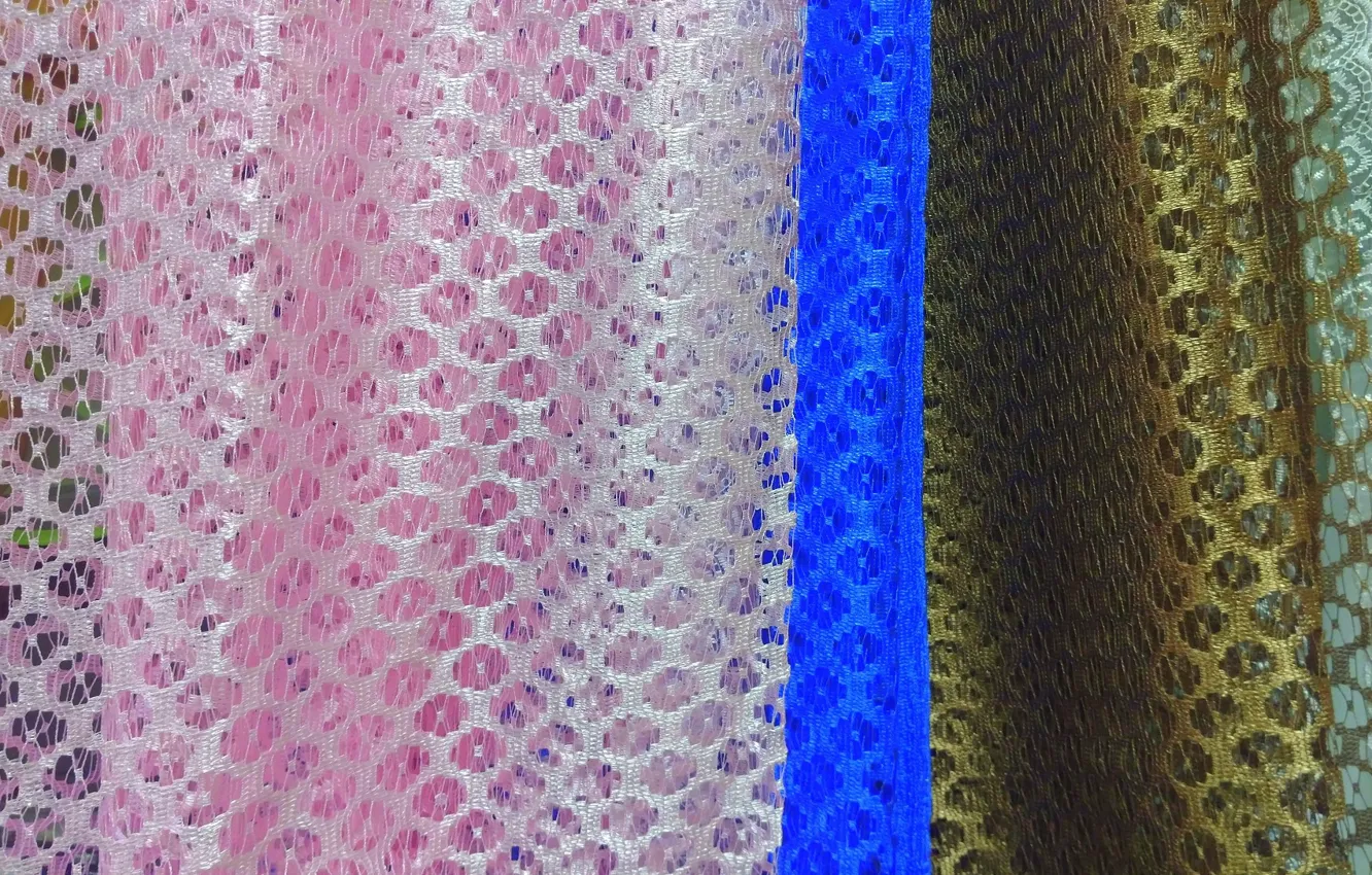 Photo wallpaper color, curtains, tulle