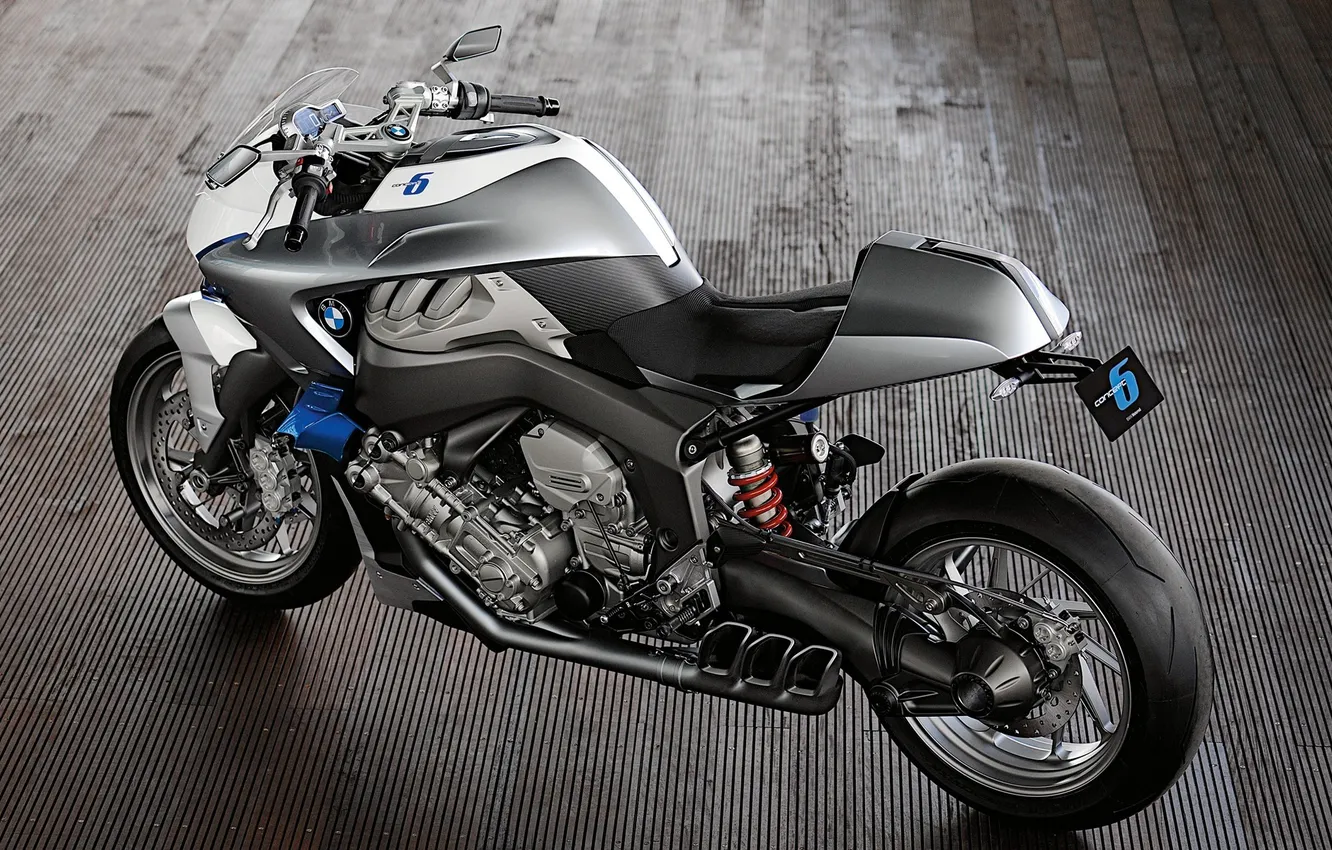 Photo wallpaper BMW, BMW, motorcycle, Motorrad, concept 6