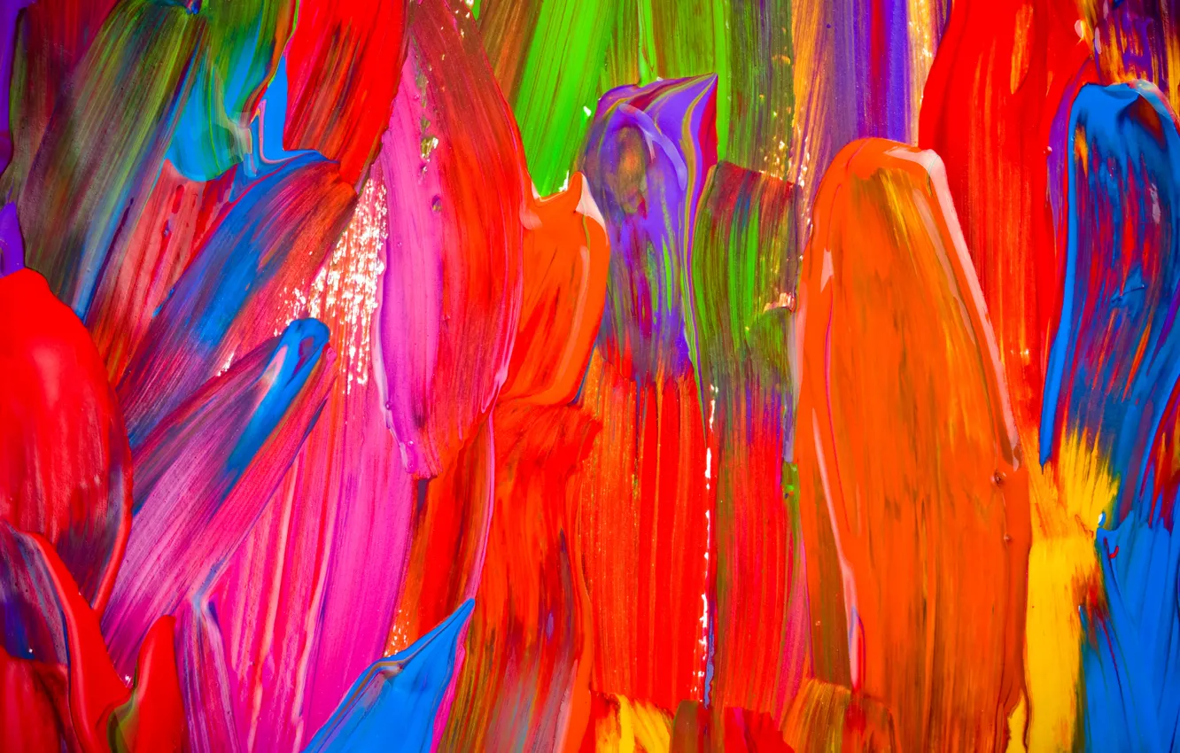 Photo wallpaper paint, colors, texture, texture, strokes, paint, acrylic