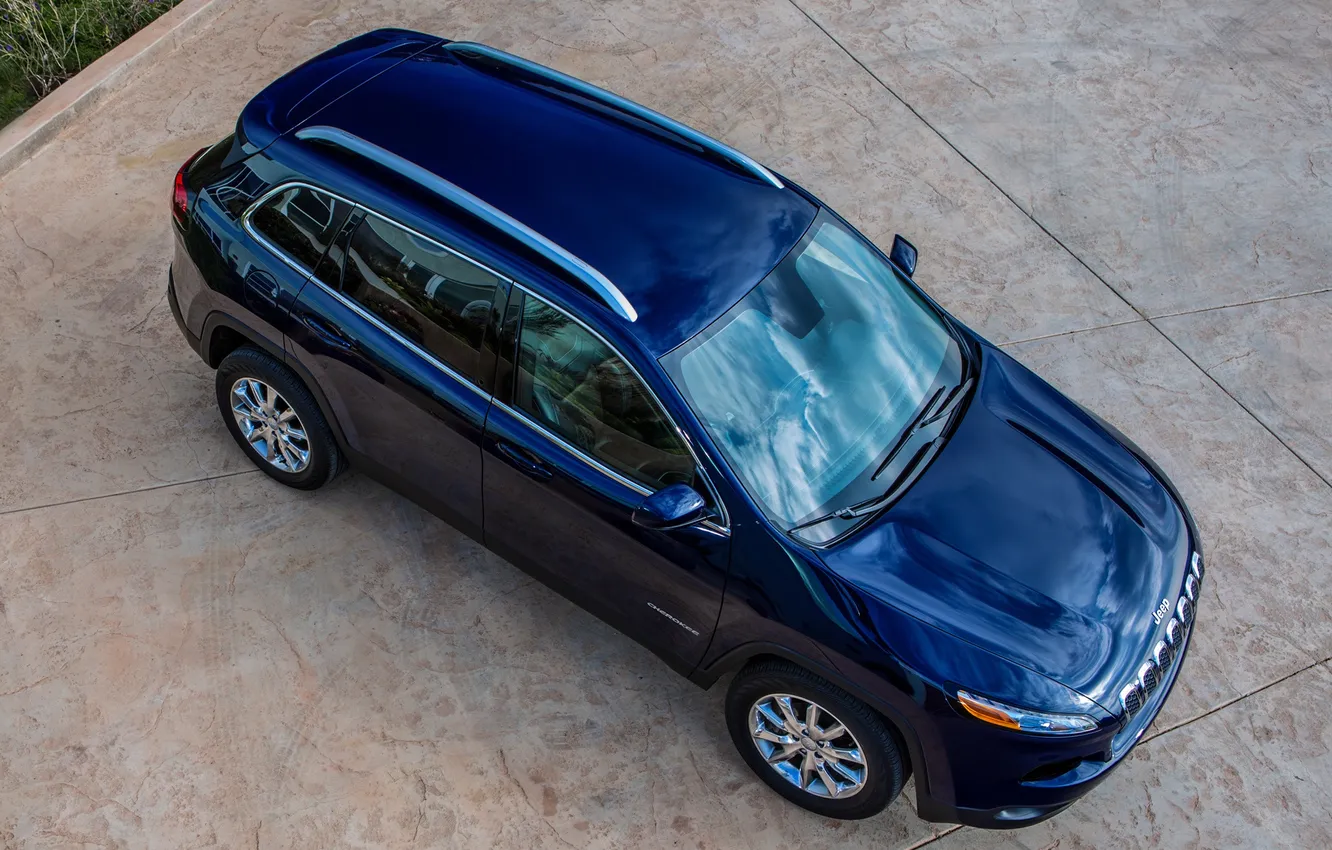 Photo wallpaper jeep, car, the view from the top, Jeep, Cherokee, Limited