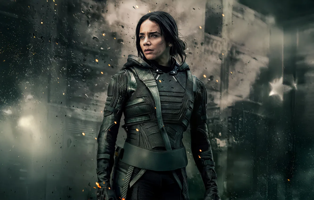 Photo wallpaper look, figure, Ghost, armor, Hannah John-Kamen, Thunderbolts, Ava Starr, Hannah John-Kamen