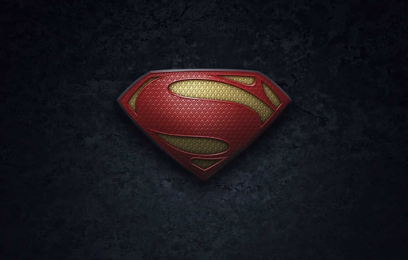 Photo wallpaper cinema, logo, texture, movie, Superman, Man of Steel, new uniform, new texture
