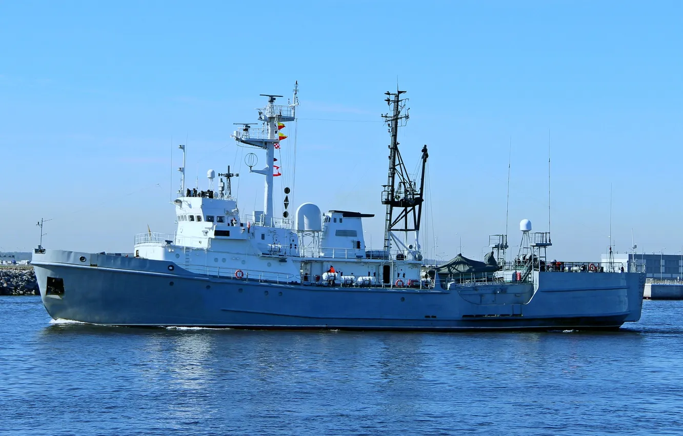 Photo wallpaper Navy, auxiliary fleet, scout ship