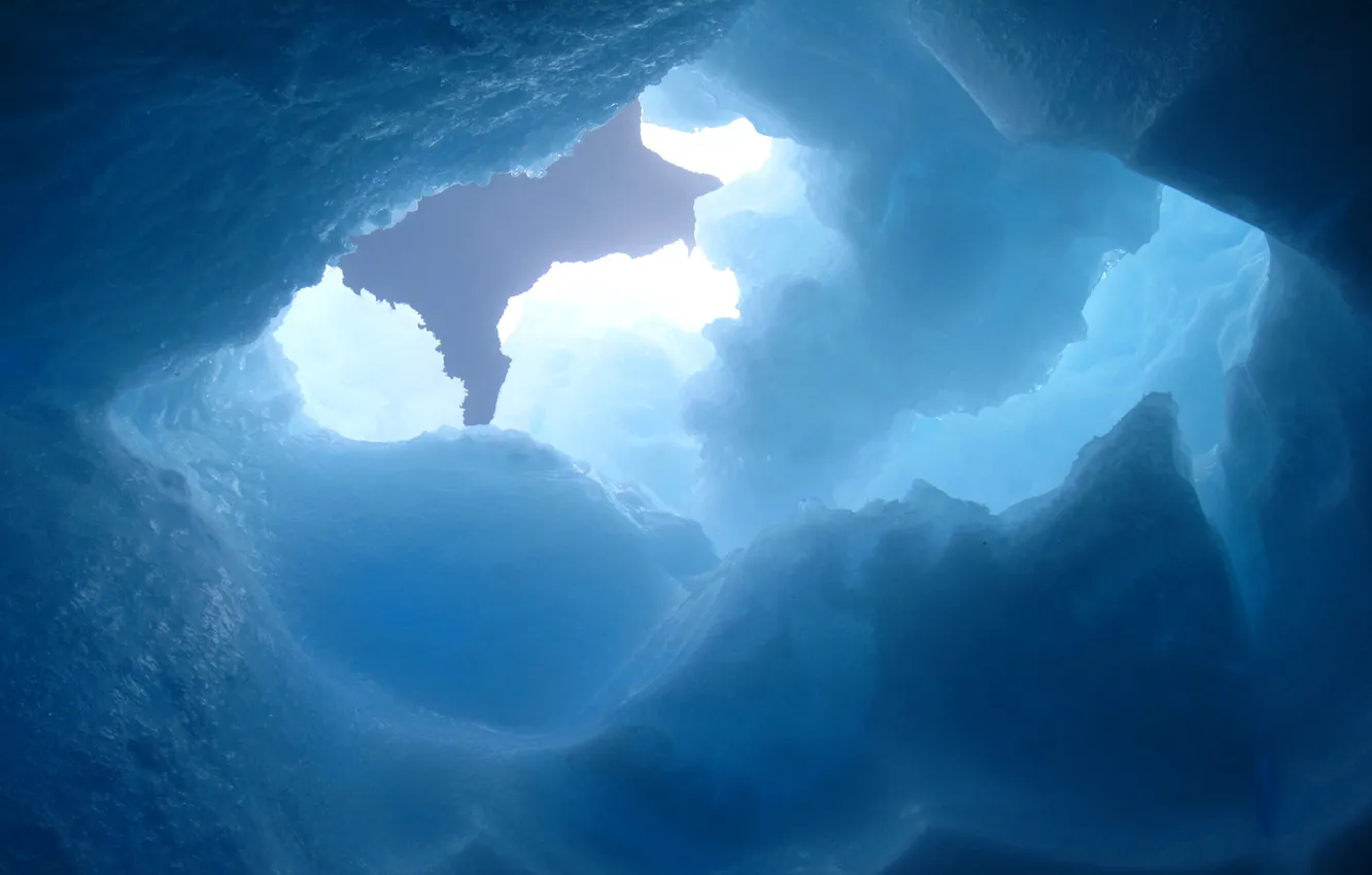 Photo wallpaper ice, sea, water, iceberg