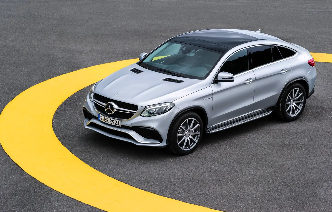 Photo wallpaper Mercedes, Mercedes, AMG, Coupe, AMG, Benz, 2015, C292