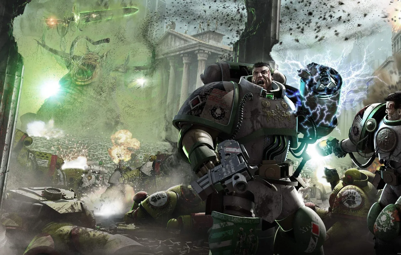 Photo wallpaper battle, warhammer 40k, Emperor's Children, Neil Roberts, Death Guard, Horus Heresy Series, Flight of the …