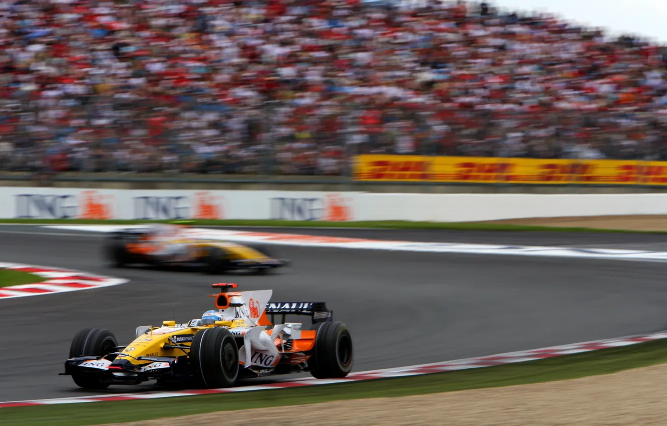 Photo wallpaper Renault, Formula 1, Fernando Alonso, R28