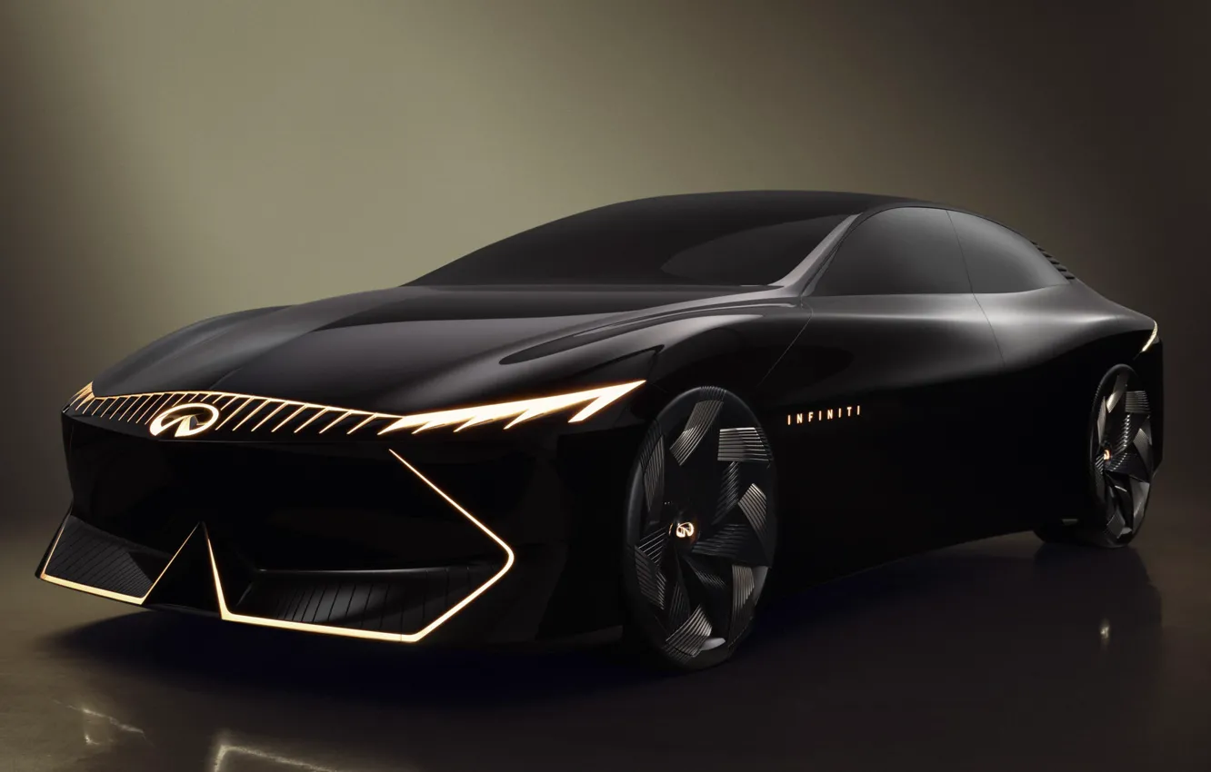 Photo wallpaper the concept car, Infiniti, Infiniti, sedan, exterior, electric, 2023, Vision Qe