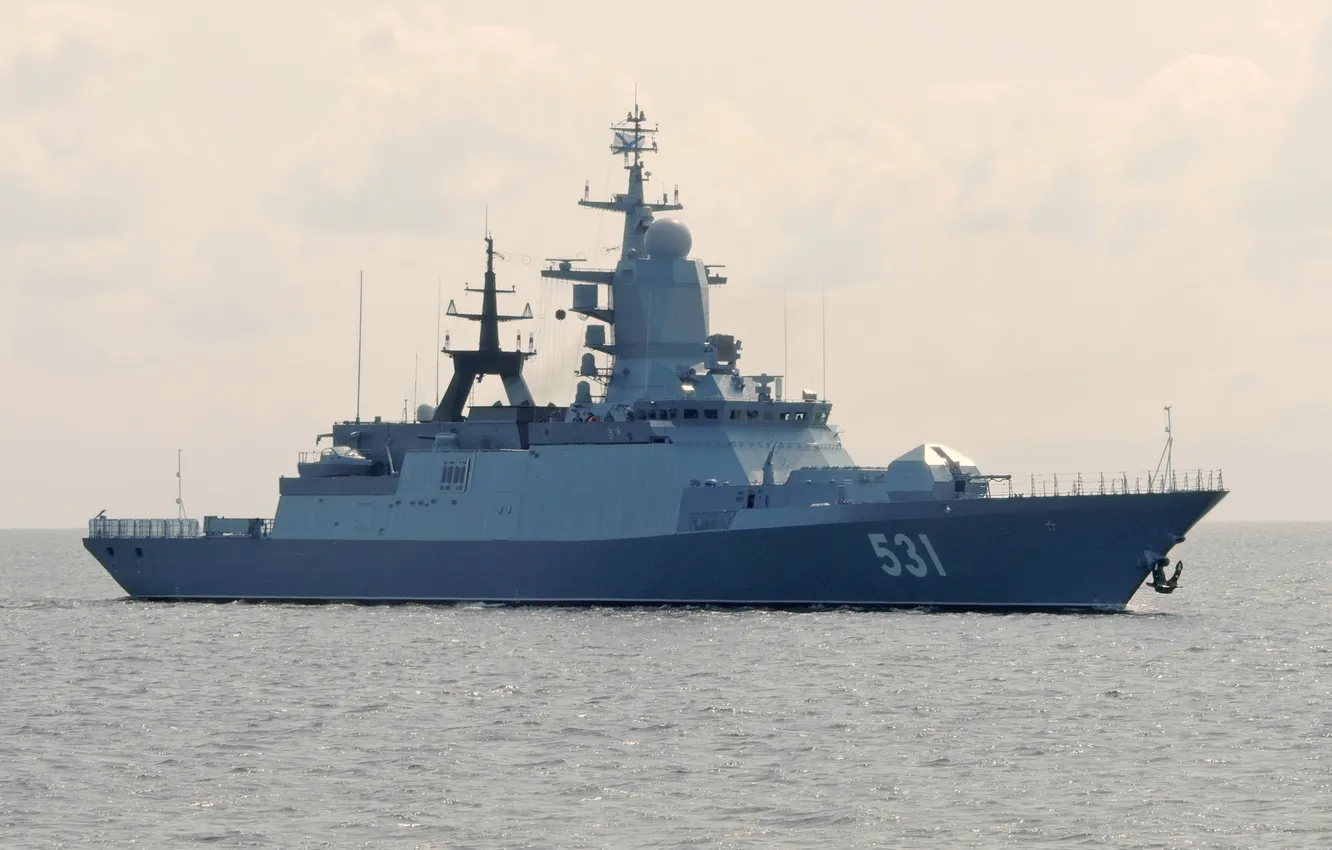 Photo wallpaper Corvette, quick-witted, patrol ship