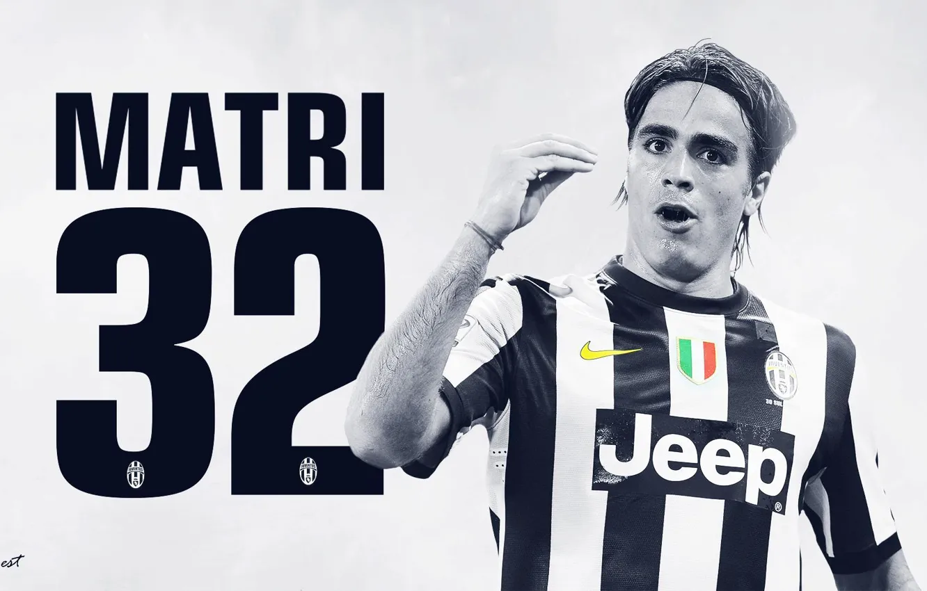 Photo wallpaper striker, Juventus Italian football player, Alessandro Matri, Alessandro Matri