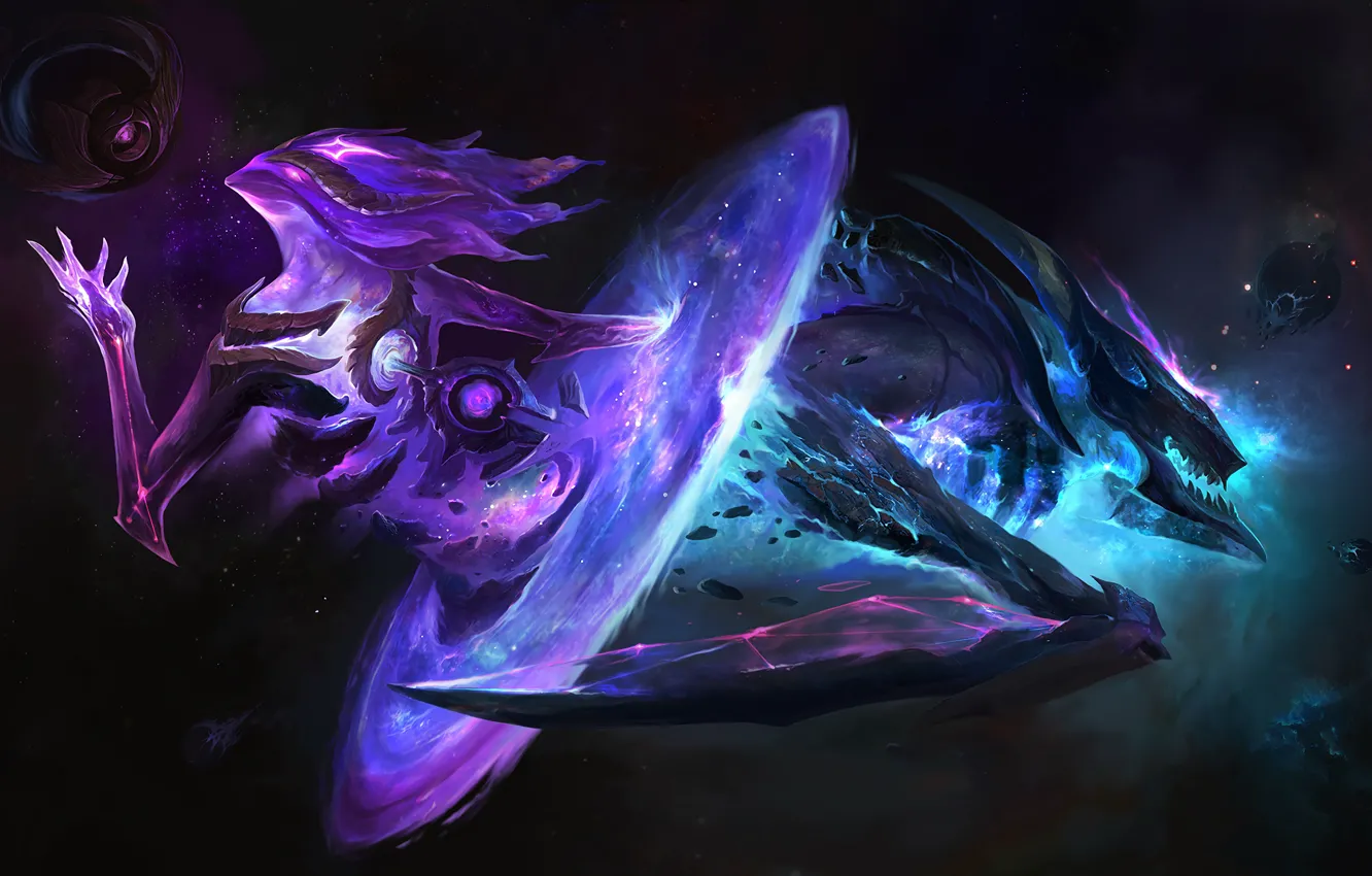 Photo wallpaper space, stars, art, League of Legends, artwork, LoL, League Of Legends, Orianna