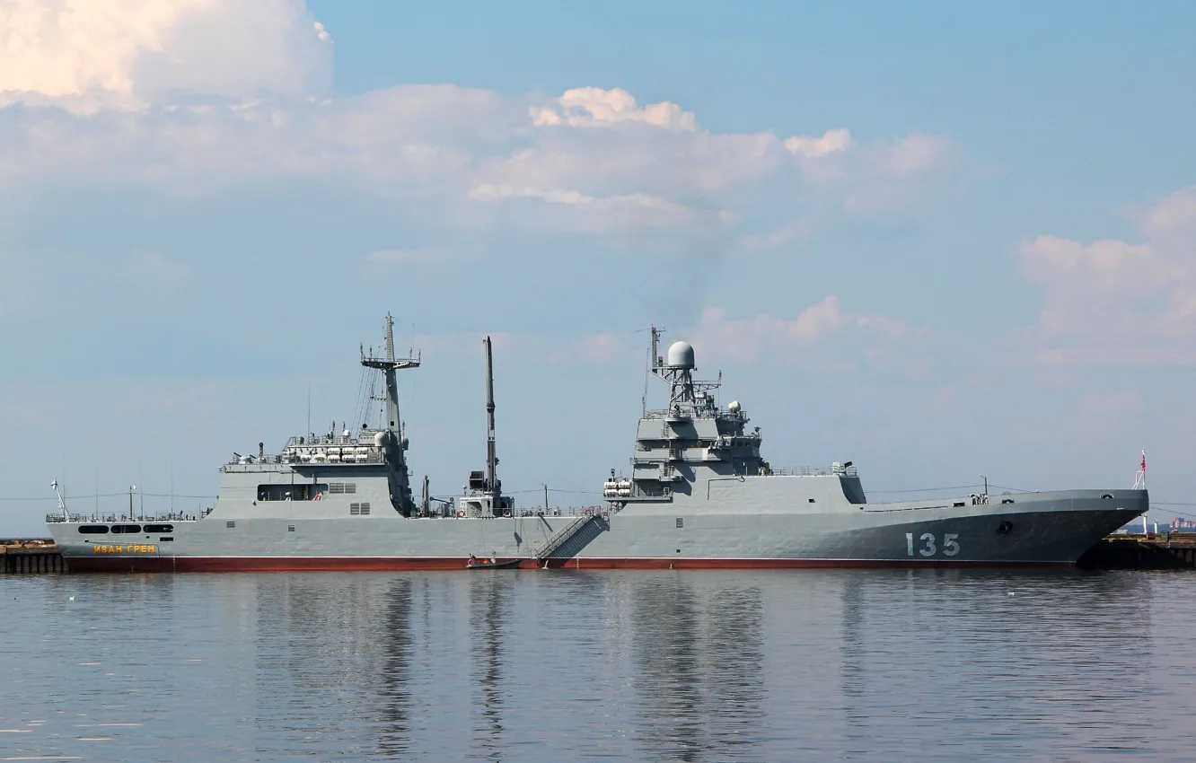 Photo wallpaper ship, landing, Ivan Gren