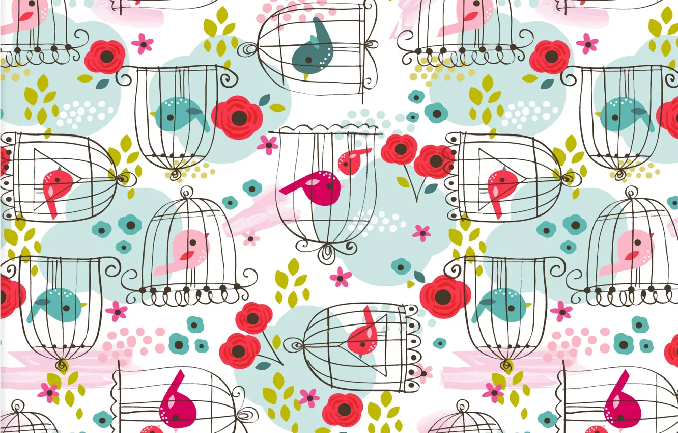 Photo wallpaper background, texture, bird, background, pattern