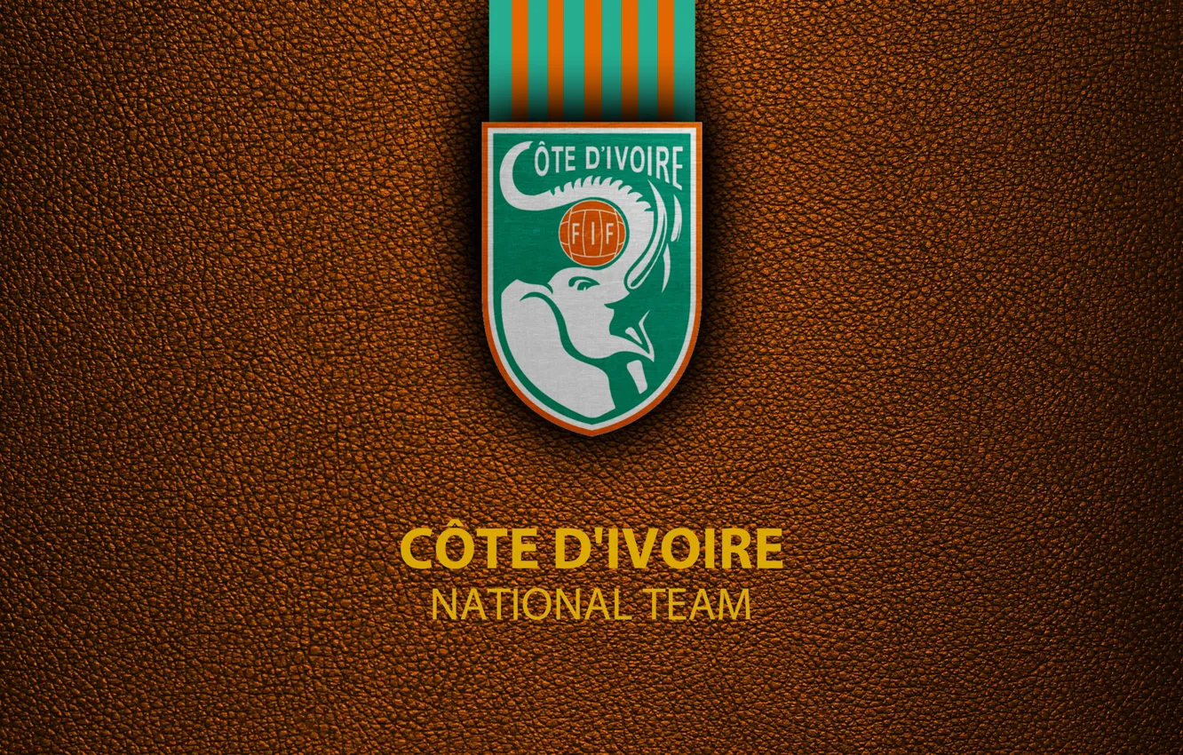 Photo wallpaper wallpaper, sport, logo, football, National team, Ivory Coast