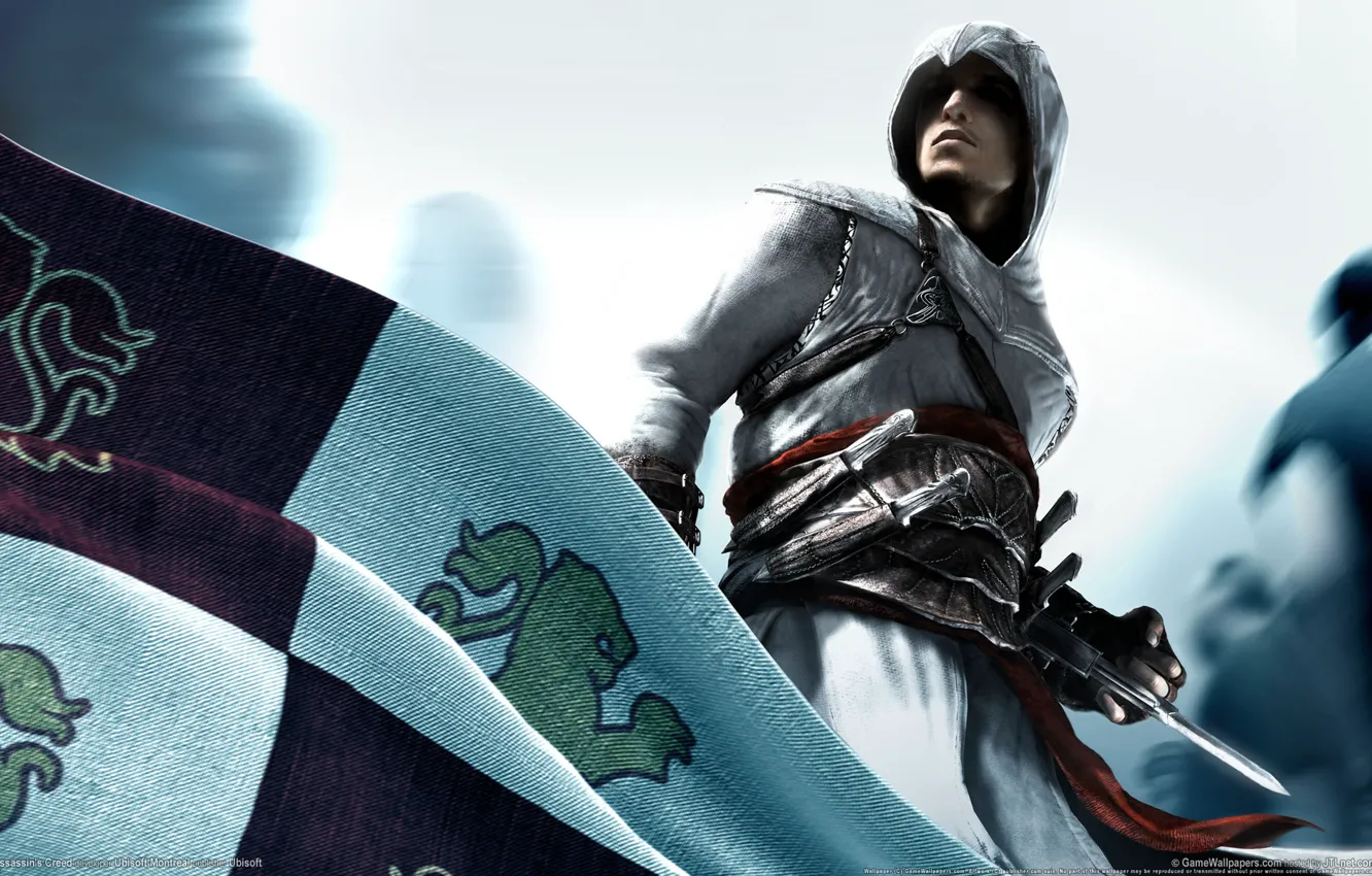 Photo wallpaper flag, assassins creed, asasin, Kredo
