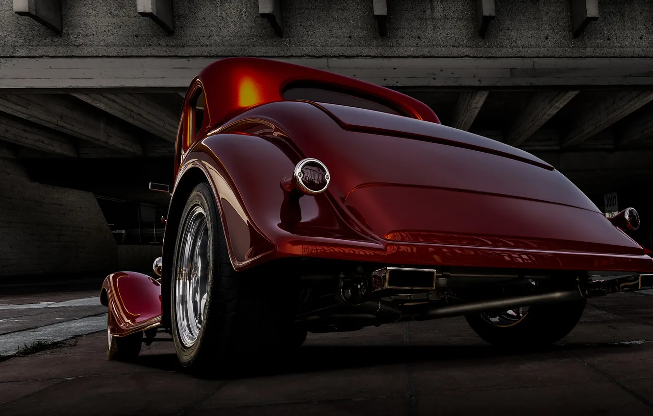 Photo wallpaper retro, Chevrolet, classic, Hot Rod, Coupe, Chevy, 1935