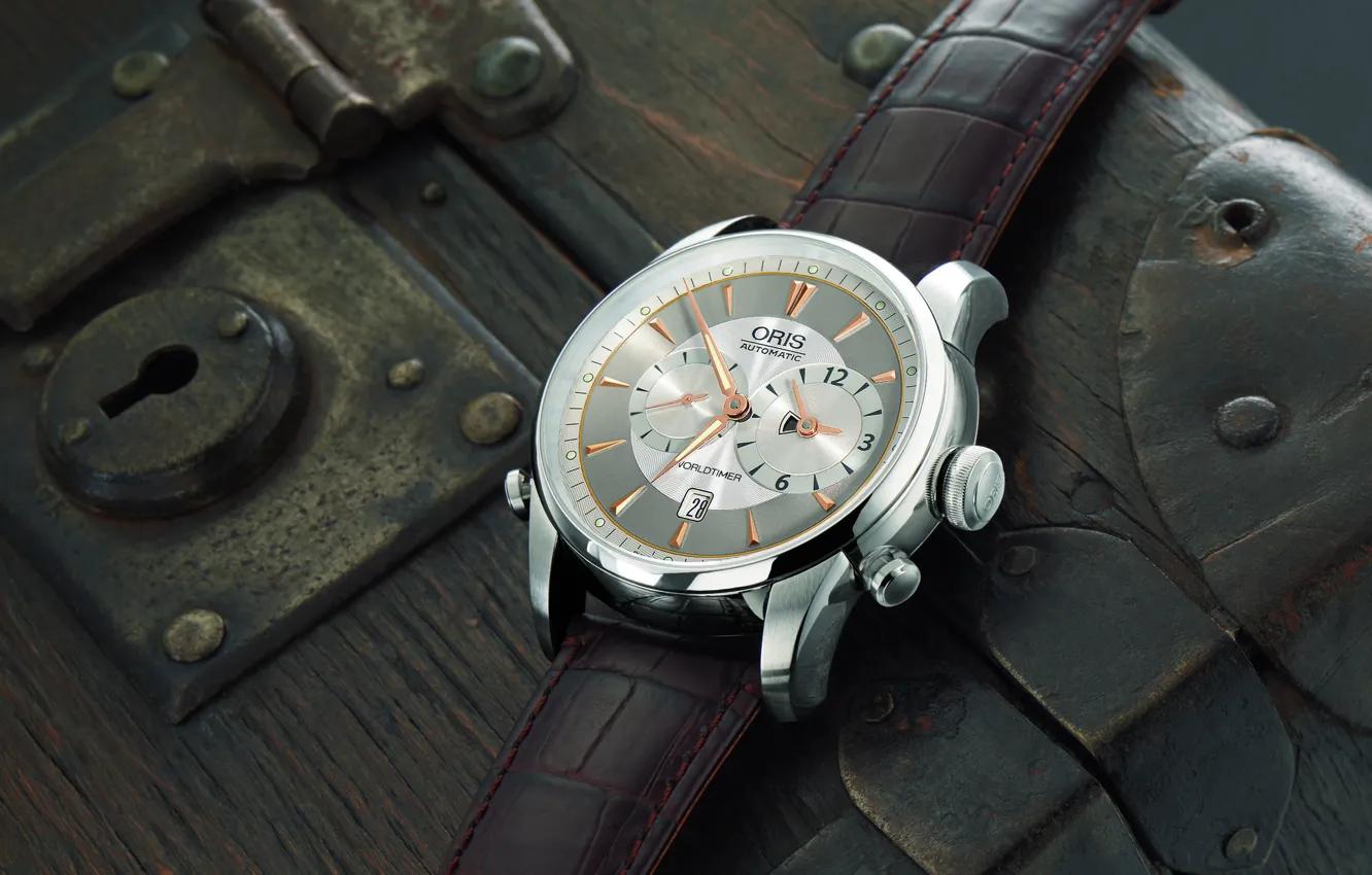 Photo wallpaper watch, 2006, Artelier, Oris, Worldtimer