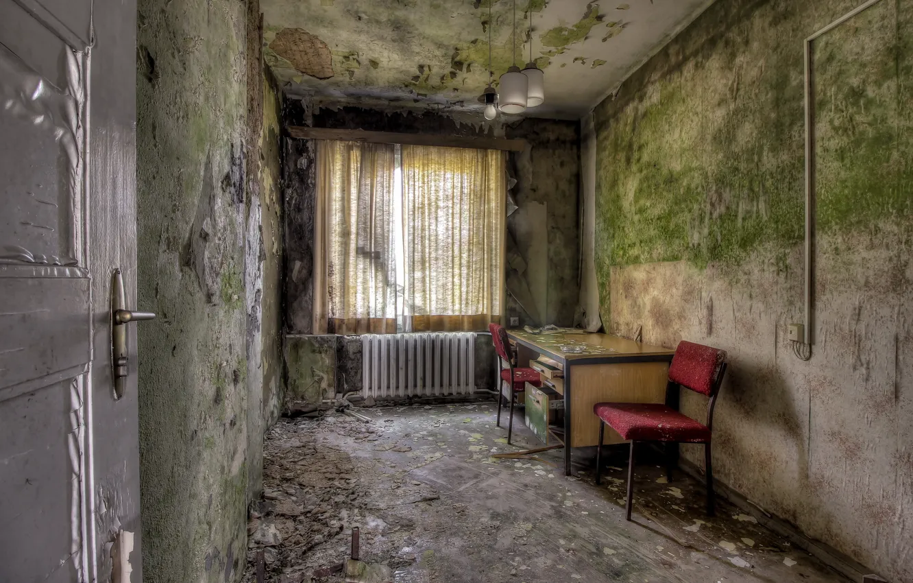 Photo wallpaper furniture, the door, window