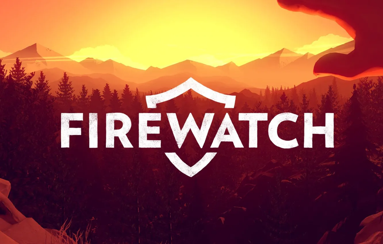 Photo wallpaper Logo, Campo Santo, Firewatch, Fire watch