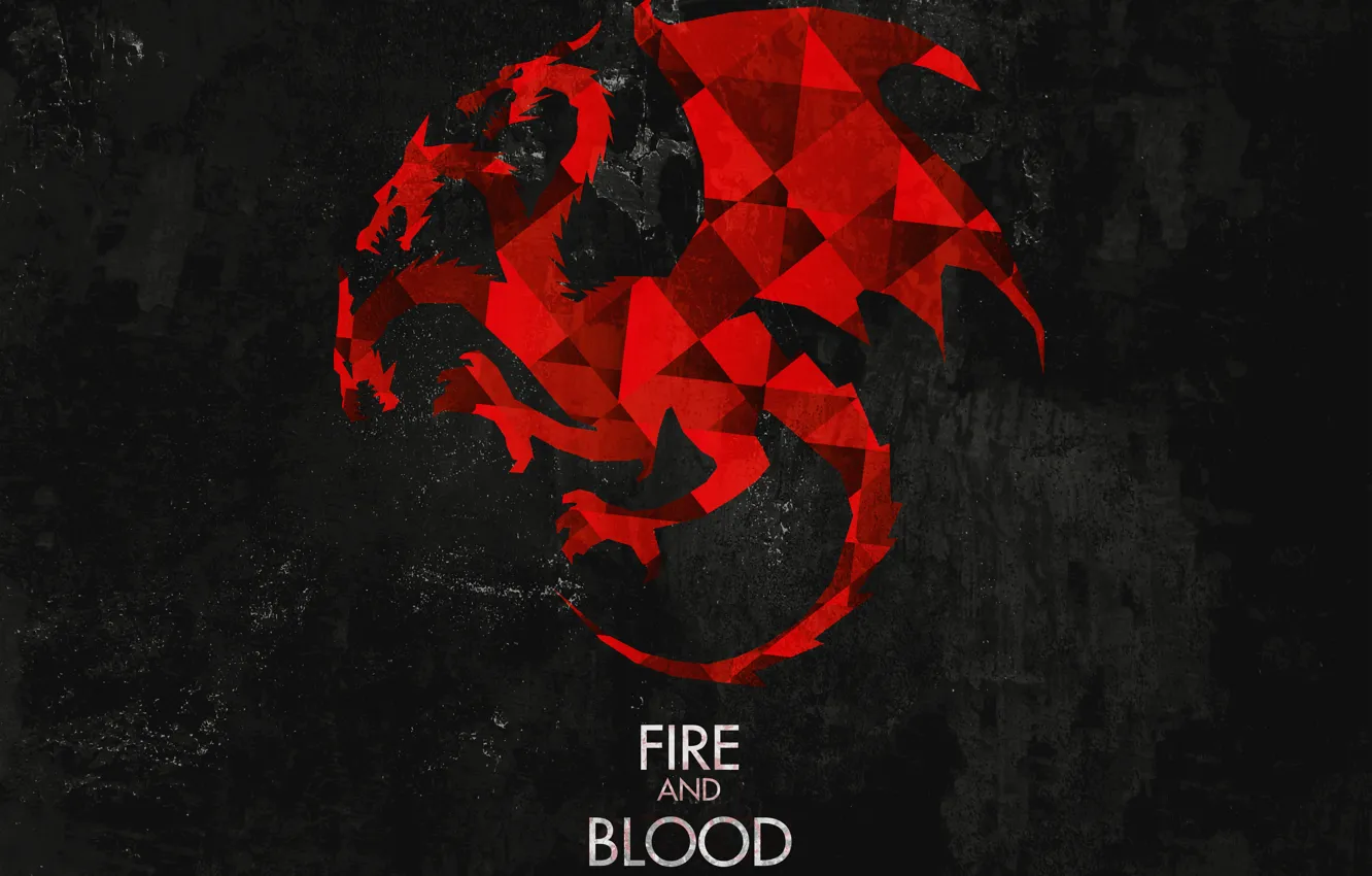 Photo wallpaper dragon, Game of Thrones, game of thrones, fire and blood, Targaryen, fire and blood, house …