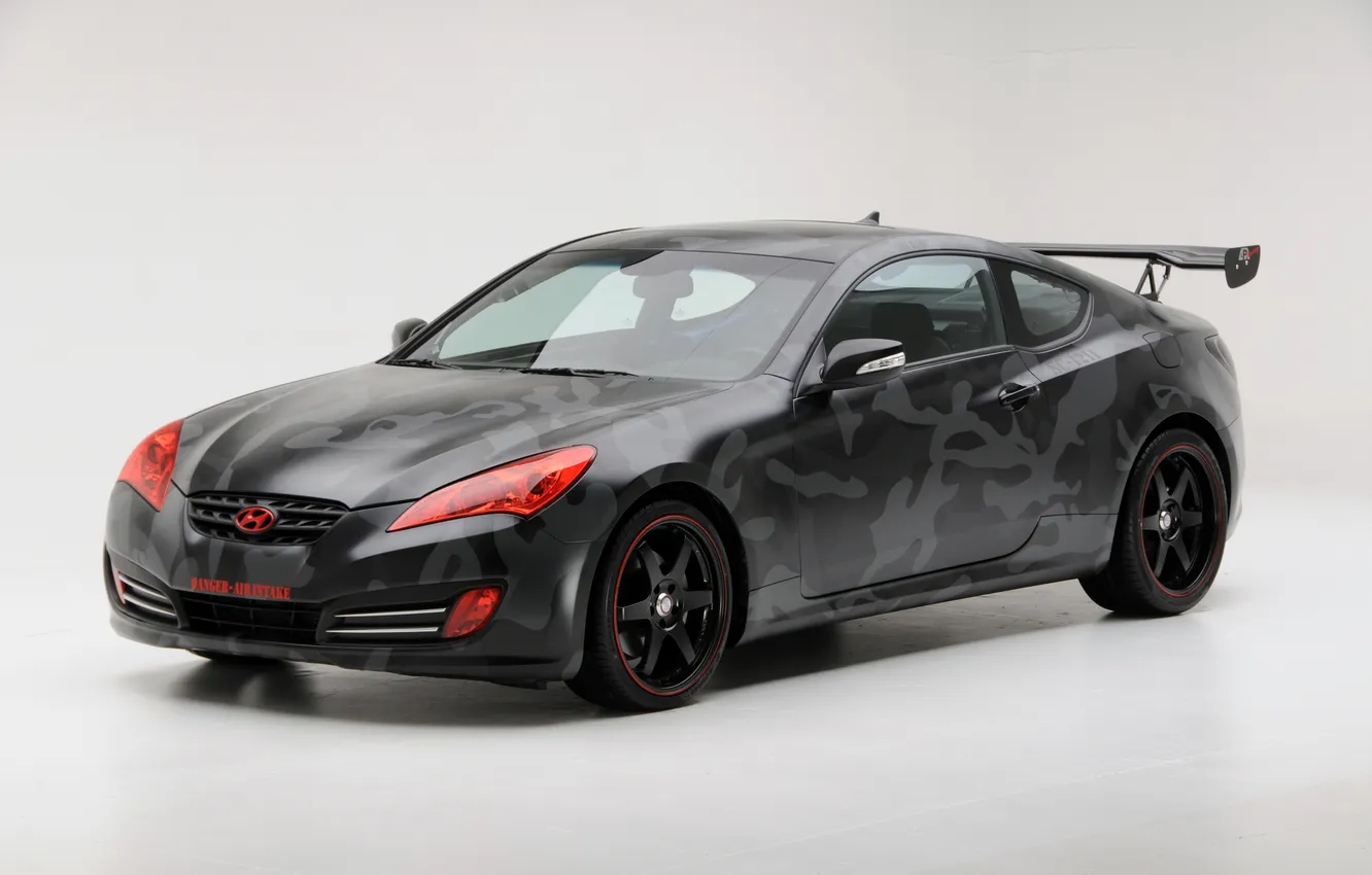 Photo wallpaper 2008, sports car, Hyundai, Coupe, Coupe, Genesis, Hyundai Genesis, by Street Concepts