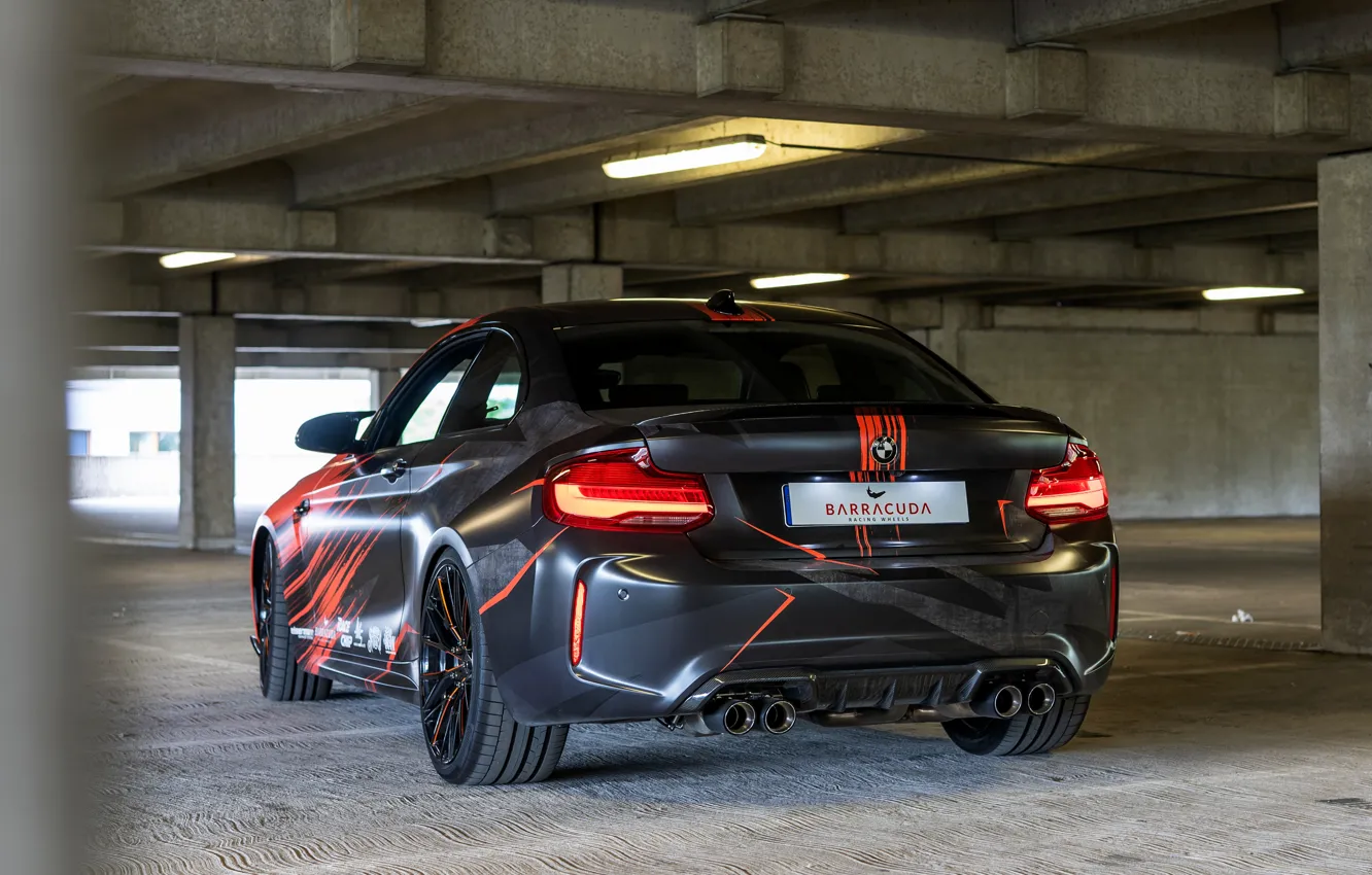 Photo wallpaper tuning, coupe, BMW, rear view, 2020, F87, M2, BMW M2