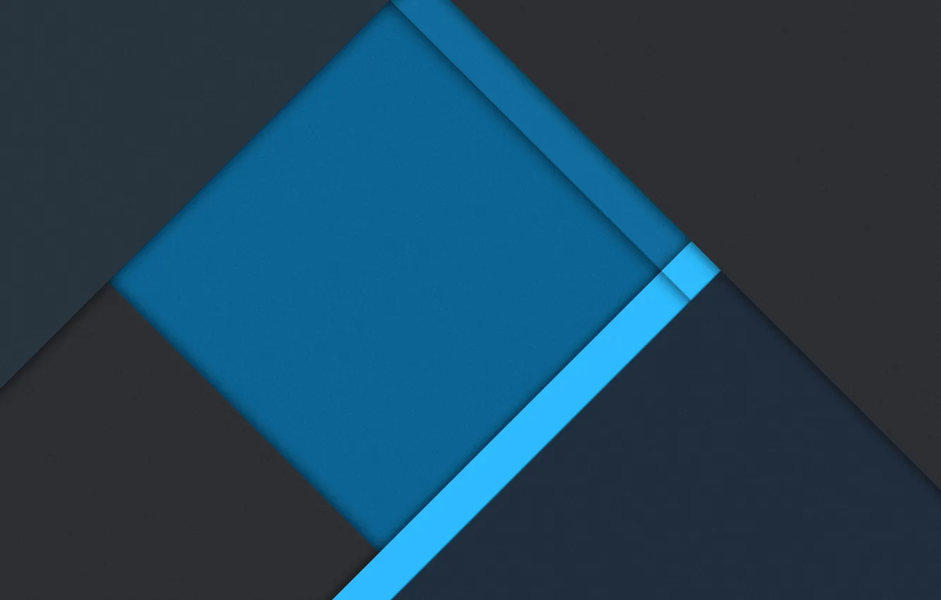 Photo wallpaper blue, blue, geometry, design, color, material