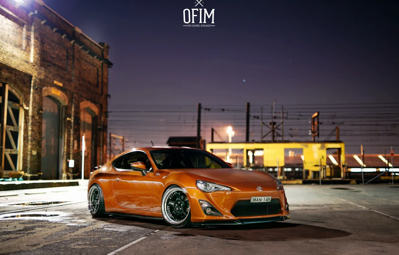Photo wallpaper tuning, low, face, stance, Scion, GT86, Front, Wheels