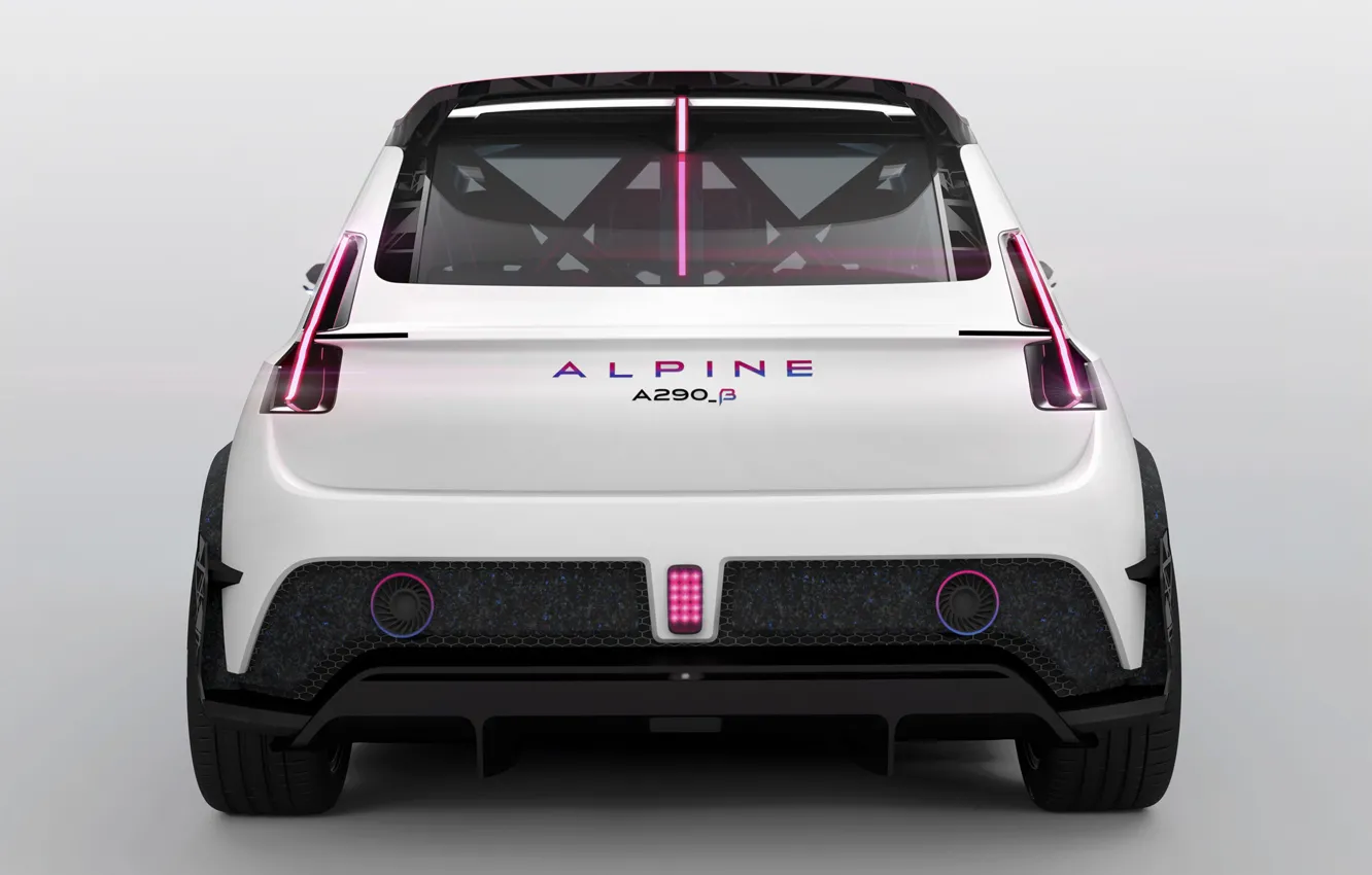 Photo wallpaper Concept, rear view, Beta, 2023, Alpine A290, Alpine A290 Beta Concept