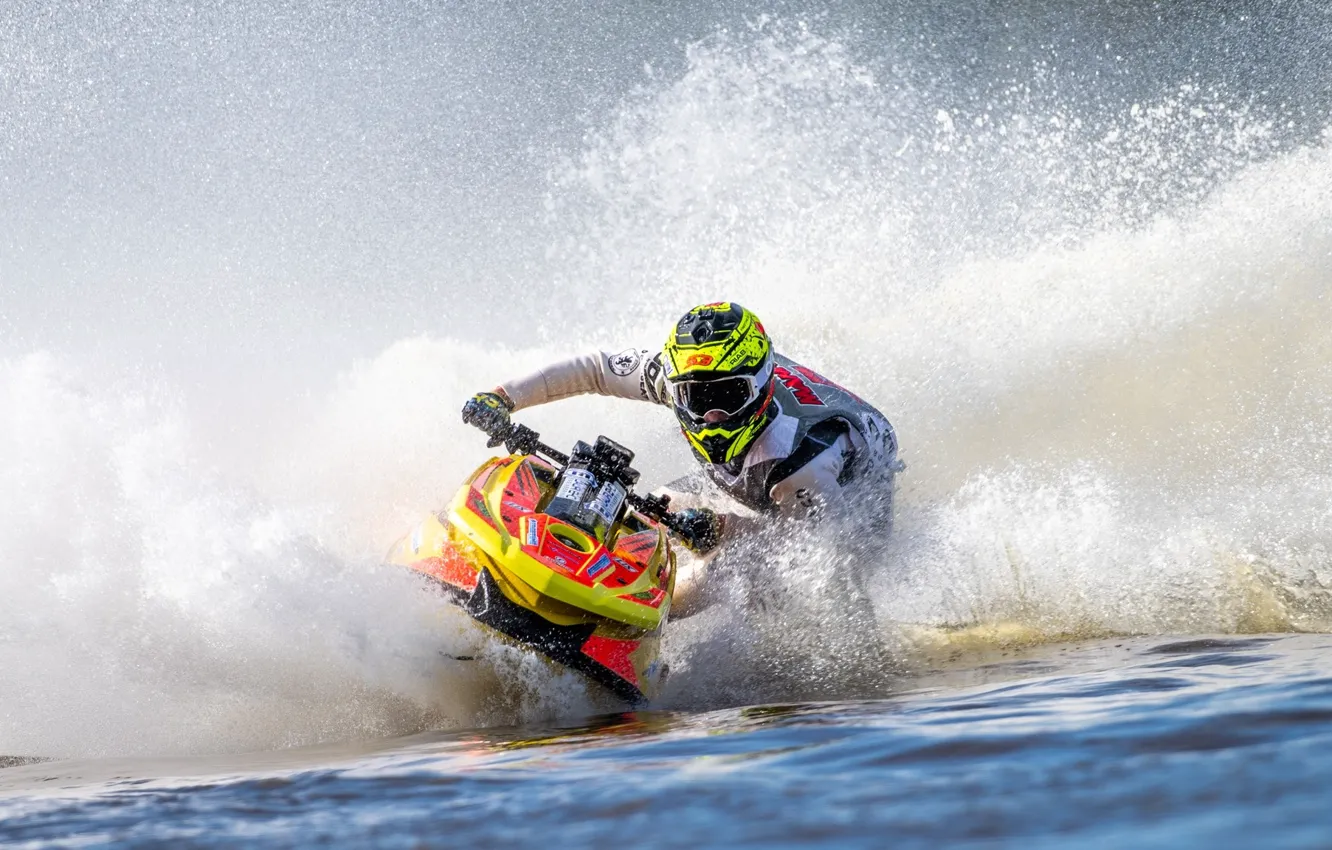 Photo wallpaper race, boat, speed