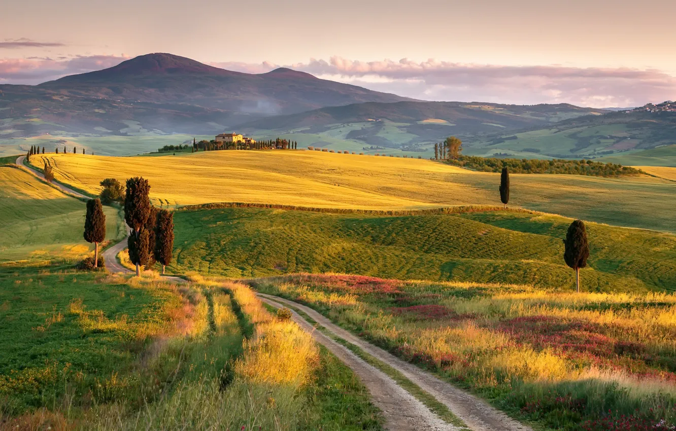 Photo wallpaper Italy, Pienza, Tuscany