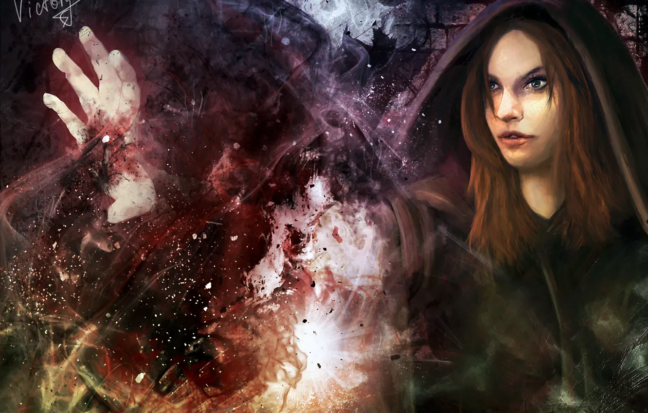 Photo wallpaper magic, magic, fantasy, witch
