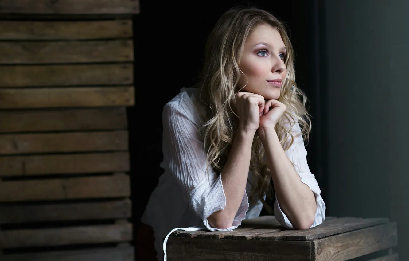 Photo wallpaper look, reverie, face, sweetheart, model, portrait, makeup, blonde