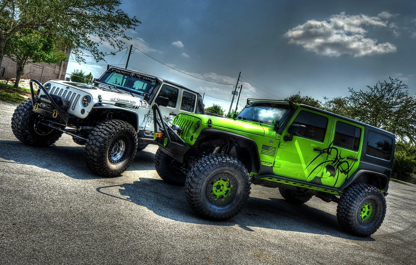 Photo wallpaper Tuning, Off Road, jeep Wrangler