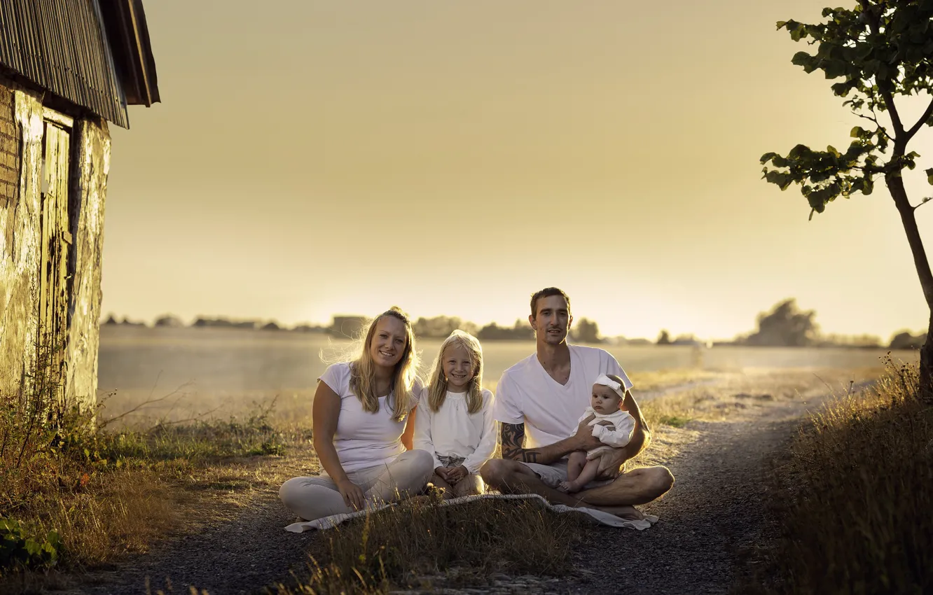 Photo wallpaper life, people, family