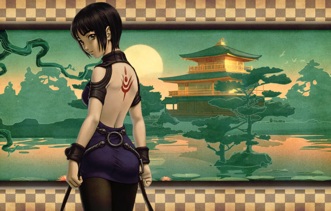 Photo wallpaper girl, sexy, style, anime, Honnoror