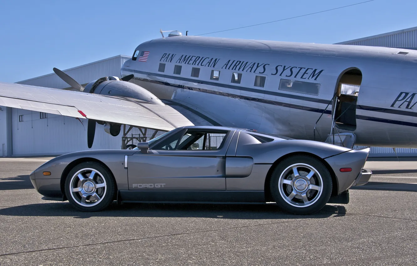 Photo wallpaper Ford, Airplane, Gt