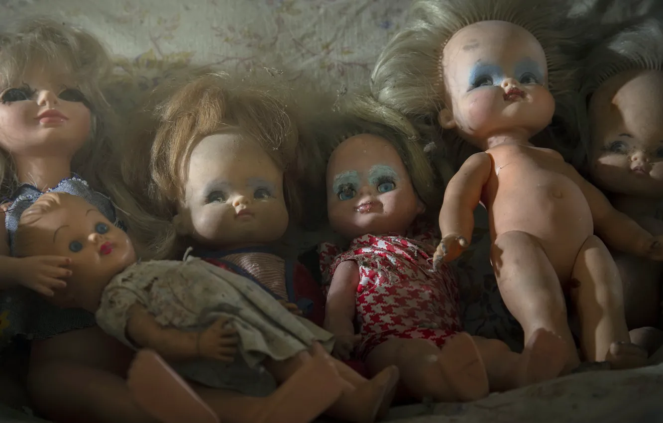 Photo wallpaper background, doll, naturalism