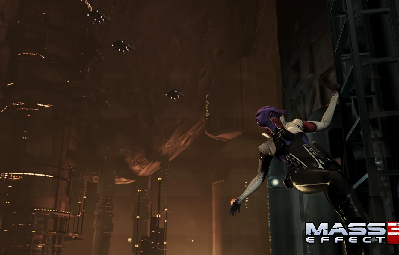 Photo wallpaper mass effect 3, Azari, DLC Omega, Aria T Of Look