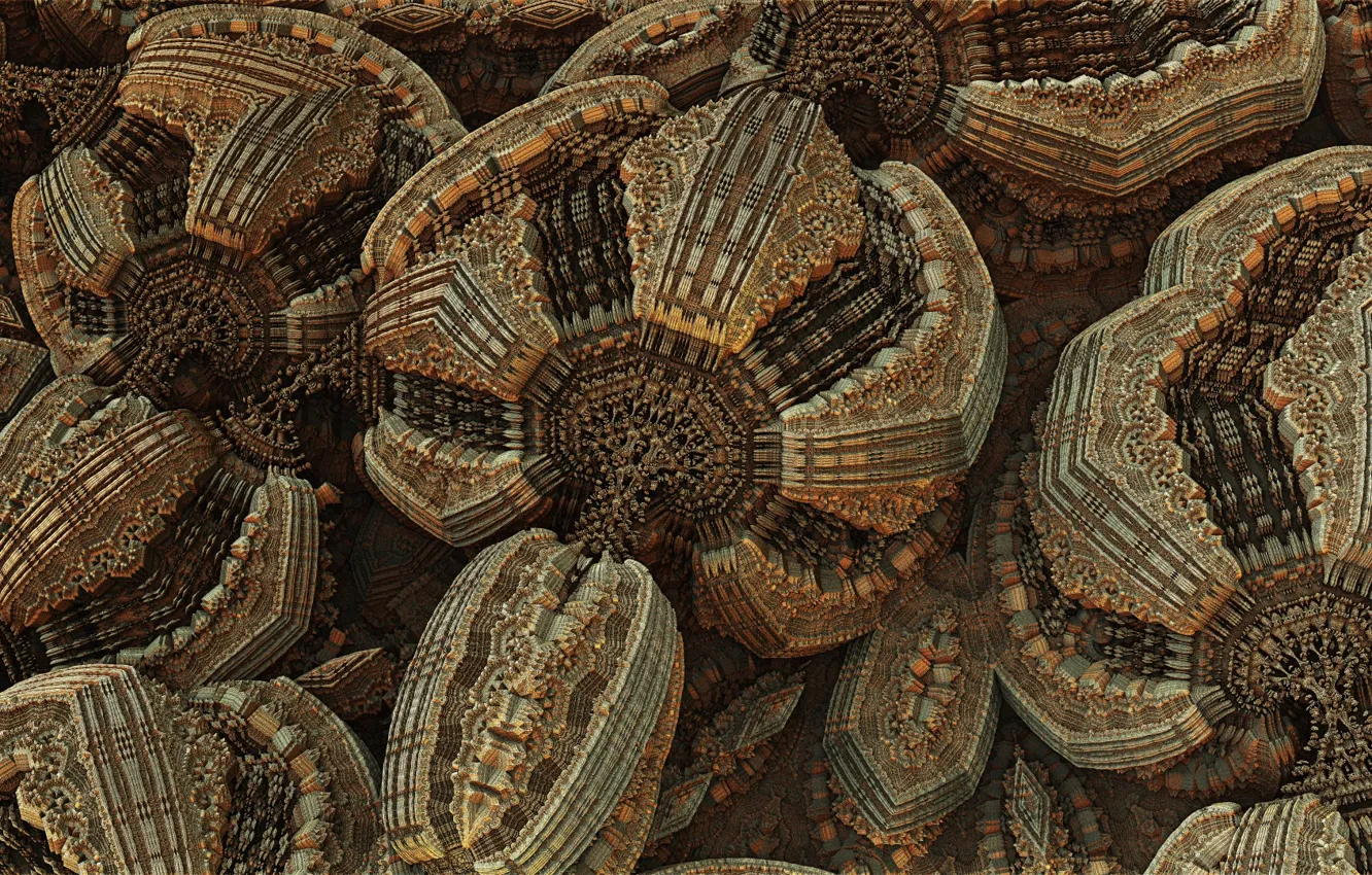 Photo wallpaper pattern, color, the hill