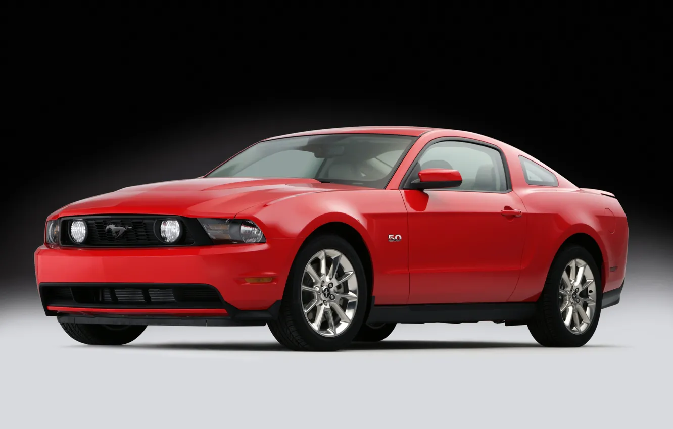 Photo wallpaper Mustang, Ford, 2011, GT 5.0