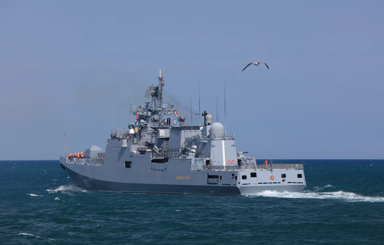 Photo wallpaper frigate, The black sea, Admiral Essen