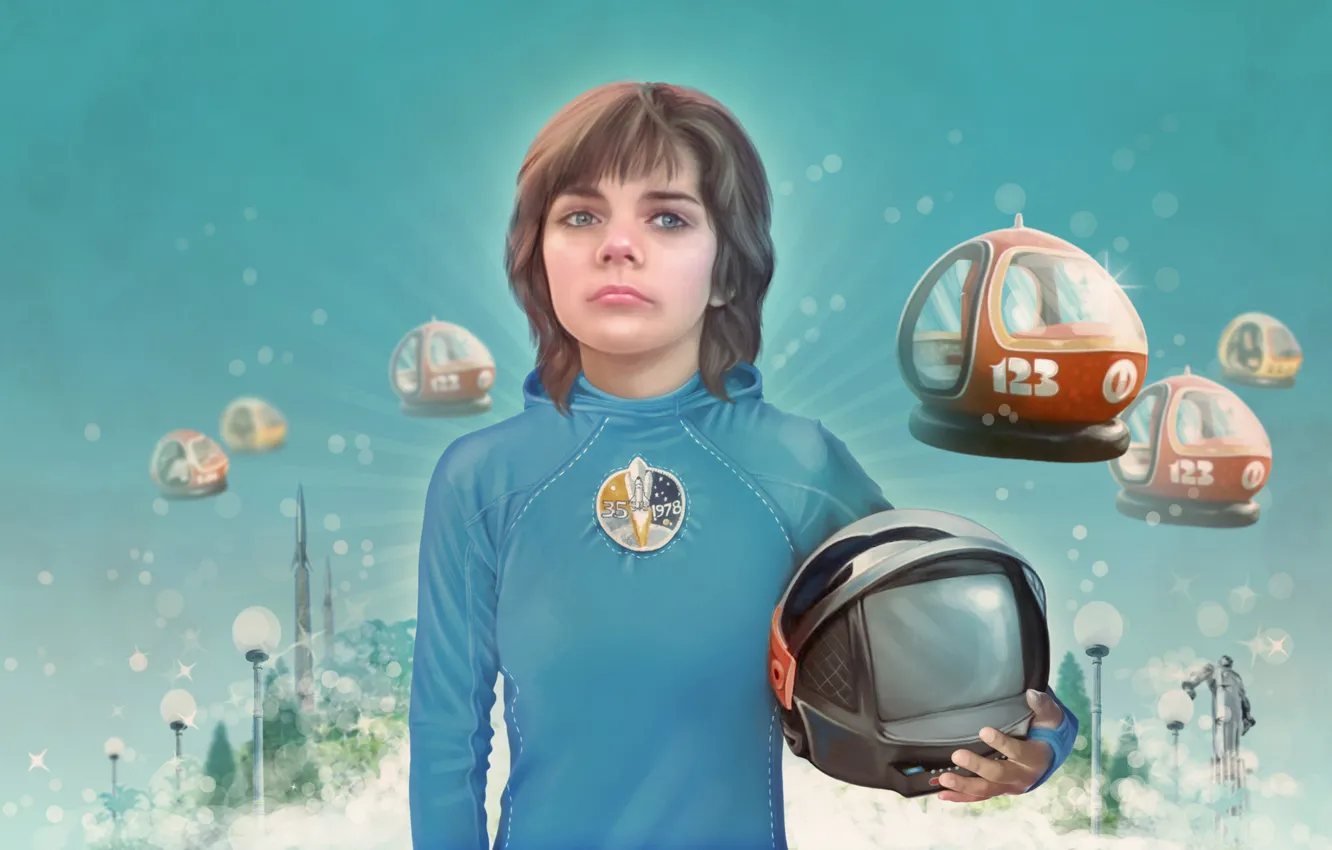 Photo wallpaper Alisa Selezneva, Guest from the future