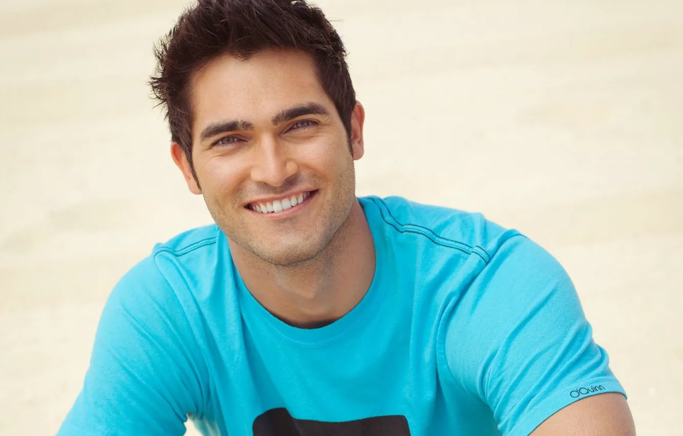 Photo wallpaper smile, actor, male, Tyler Hoechlin
