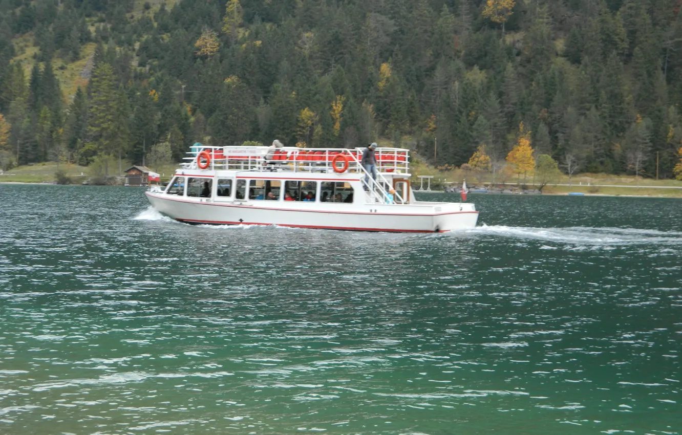 Photo wallpaper Austria, Reute, Plannsee